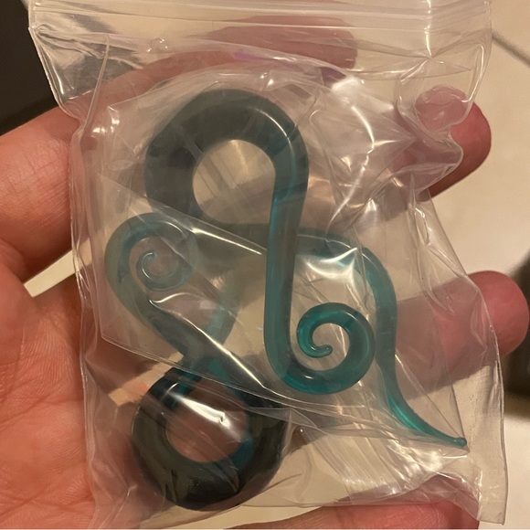 00g 10mm Gauge Sets Earrings New In Bags, No Tags - Picture 5 of 8